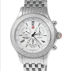 Michele Ladies Jet way Mother of Pearl Dial Watch